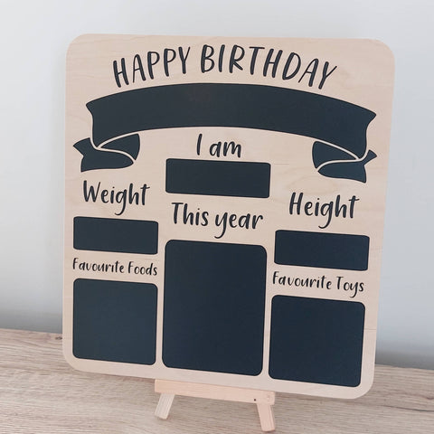 Birthday board