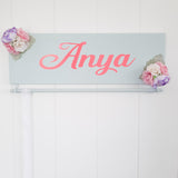 Personalised Accessory Holder - Painted (40cm) with clip ribbon